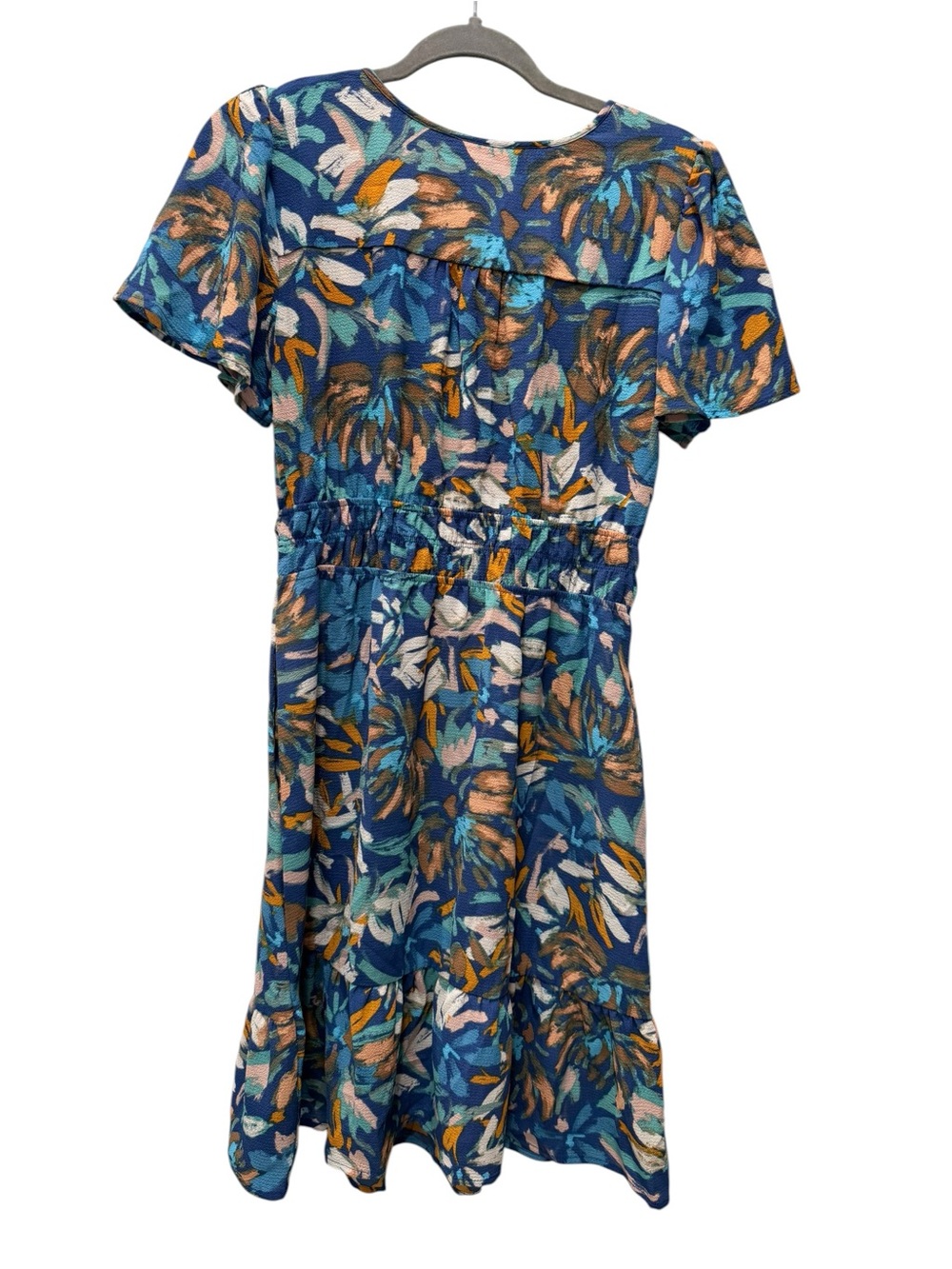 Monteau Floral Short Sleeve Dress. Size Medium - Picture 4 of 7